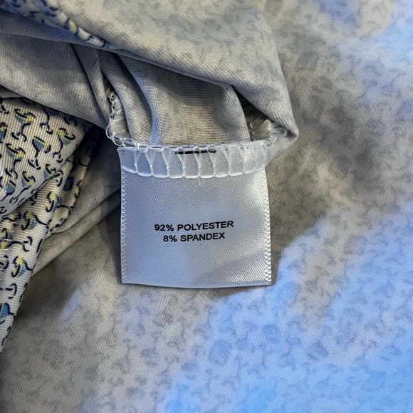 Peter Millar men’s Summer Comfort performance golf polo. AOP cocktails. Large - Picture 8 of 9